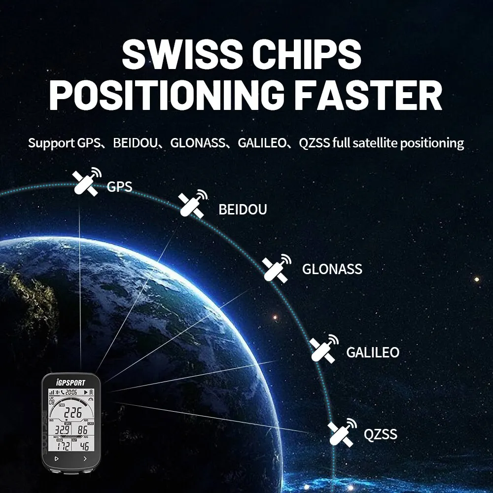 GPS-Fahrradcomputer IGPSPORT BSC100S Zyklus Drahtloser – Bild 5