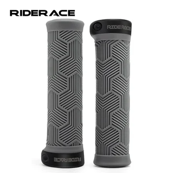 RIDERACE Mountainbike-Griffe, Fahrrad-Lenkerabdeckung, Gummi, stoßfest, rutschfest, ergonomisch