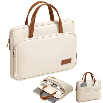 Laptop-Tasche für Damen, schlanke Aktentasche, Notebook-Tragetasche für MacBook Air 13 Pro 14 M5 Huawei