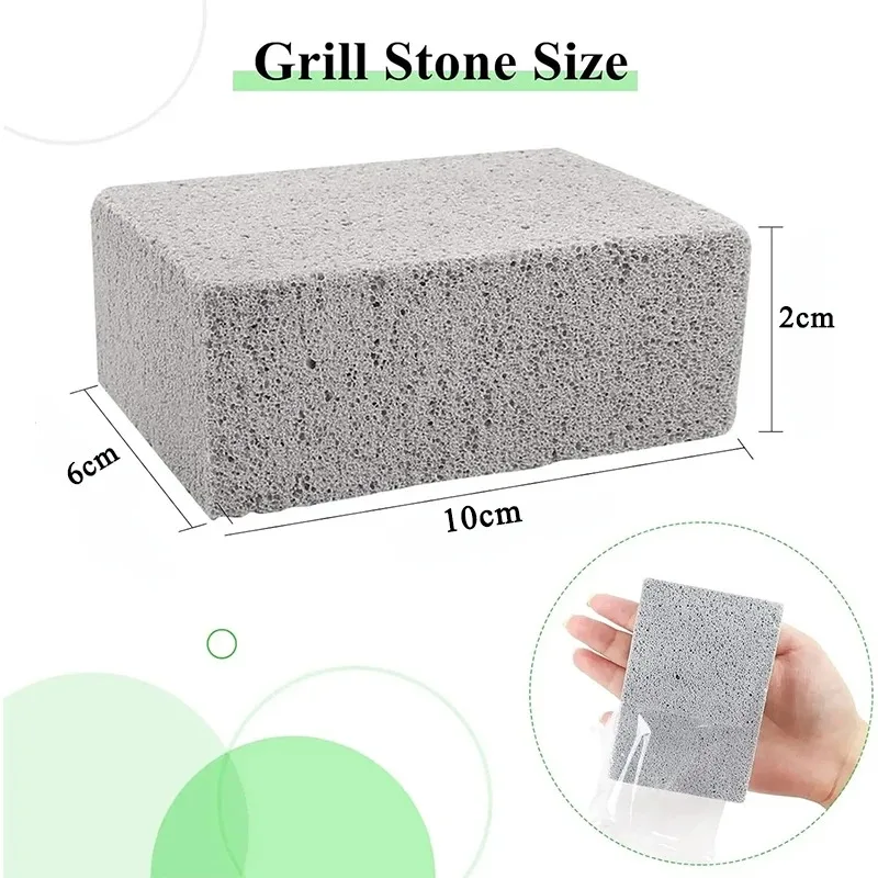1-10PCS Heavy Duty BBQ Grill Reinigung Stein Bimsstein Ziegel – Bild 6