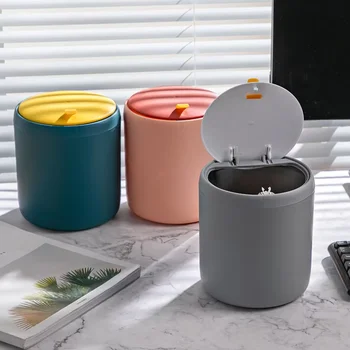 Mini-Abfalleimer für Schreibtisch und Büro, Haushalts-Mülleimer, Tisch-Plastik-Organizer, Bürobedarf