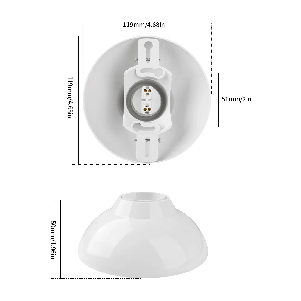 DIY E27 LED-Glühbirnenfassung mit rundem Sockel, 850 ° – Bild 6