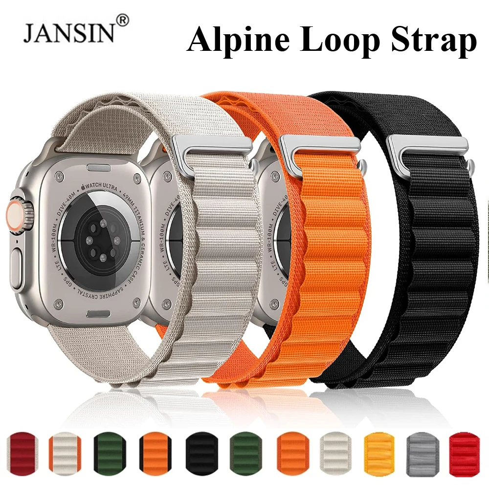 Alpine Loop Strap für Apple Watch Band Ultra 2 3 49 mm 46 mm