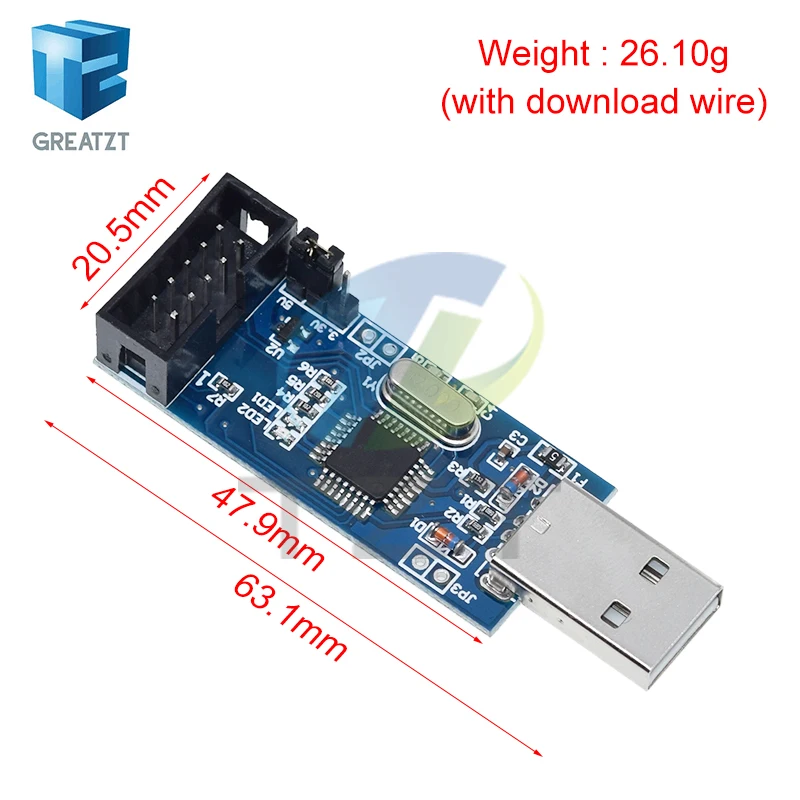 GREATZT USBASP USBISP AVR Programmierer USB ISP USB ASP – Bild 2