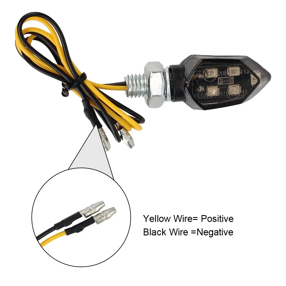 LED Blinker Licht Super Helle 2 stücke Motorrad Mini – Bild 4