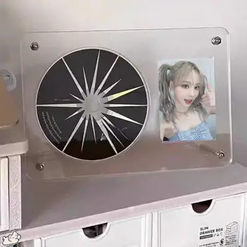 CD Bild Acryl Display Stand Foto Rahmen Transparent Idol Bilderrahmen Ins CD Kleine Karten Display Halter