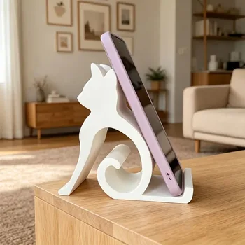Niedlicher Katzen-Handyständer, Tablet-Halterung, Desktop-Handyständer für Zuhause, Handyhalter, Handy-Zubehör