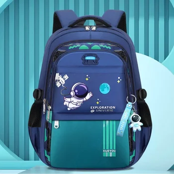 Schulrucksäcke für Jungen, Schultertasche Bagutte, Kinder-Rucksack mit Wirbelsäulenschutz, leicht, großes