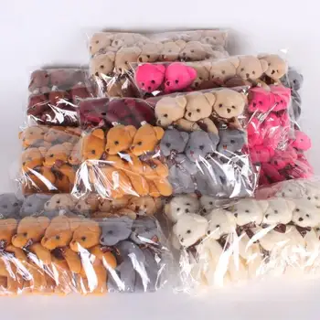 Weiche Angefüllte Bär Plüsch Spielzeug Mini Teddybär Puppen Spielzeug Kleine Geschenk Party (12 Stück)