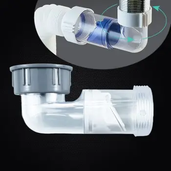 Waschbecken-Abflussrohr, geruchsdicht, gebogenes Kit, Küchenspüle, Abflussrohr, Abflussrohr