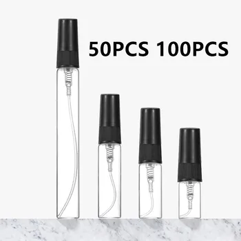 2ML 3ML 5ML 10ML Schwarz Tragbare Glas Parfüm Flasche Leere Nachfüllbare Flasche kosmetik Flasche Probe Dünne