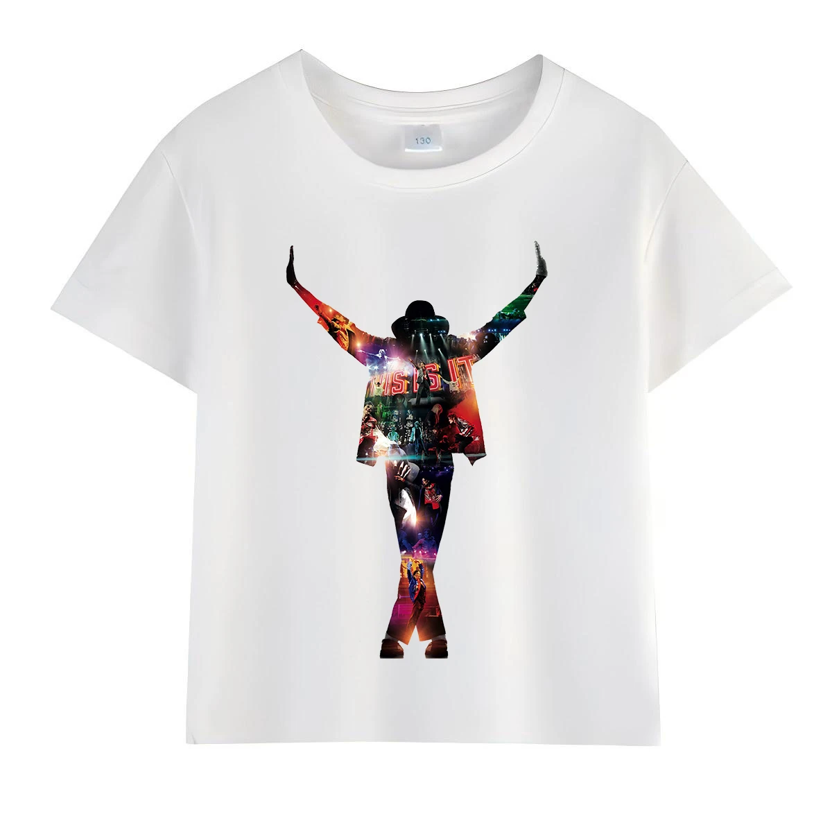 Michael Jackson Rock N Roll T-Shirt für Kinder, modisches – Bild 6