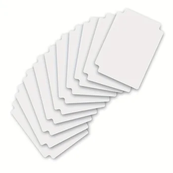Sammelkartenteiler für Aufbewahrungsbox, einfarbige Kartenteiler, 10/50 Stück Trenner mit Laschen, passend