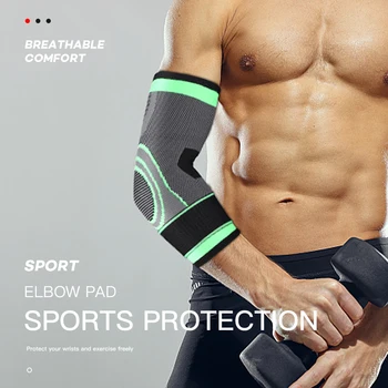 Ellbogens tütze elastische Fitness Nylon Schutz polster absorbieren Schweiß Sport Sicherheit Basketball Spiel