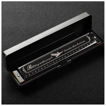 Tremolo Easttop Hohner Chromatische Kongsheng Mundharmonika 24-Loch Polyphonic C Professionelle Mundharmonika