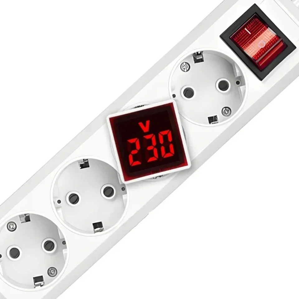 1 x LED-Digital-AC-Voltmeter-Anzeige, quadratisch – Bild 4