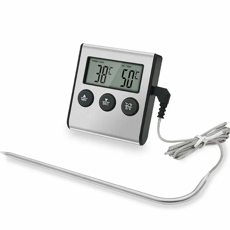 Digitales Küchenthermometer für Fleisch und Lebensmittel – Bild 2