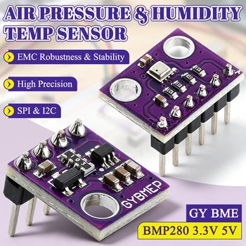 GY BME/BMP280 5V 3.3V Luftdruck-Temperatur-Feuchtigkeits-Sensormodul Barometrischer Drucksensor