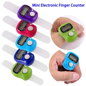 Mini Elektronischer Fingerzähler Hand Tally Clicker Zähler Ring Digitale Zähler Stricken Reihenzähler