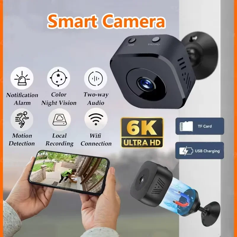 Mini-Überwachungskamera Pro 4K FullHD WiFi-Überwachung mit – Bild 6