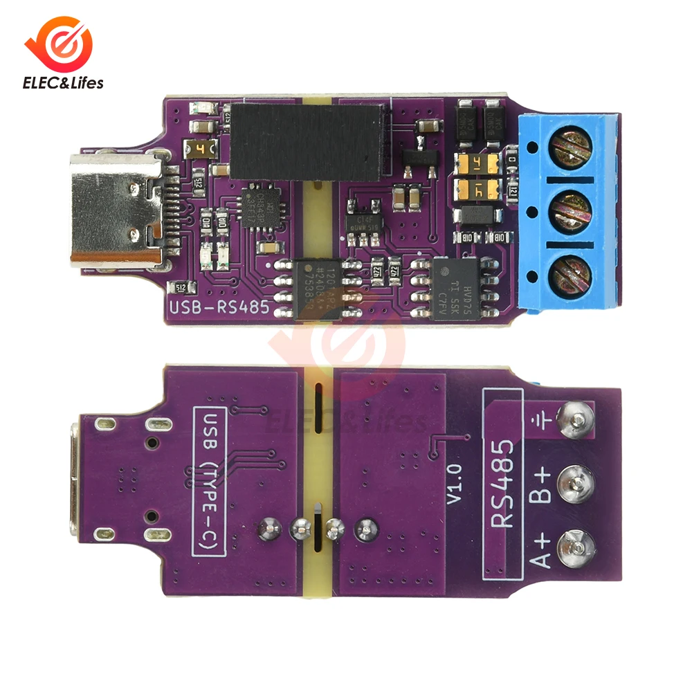 Magnetisch isolierter USB-zu-RS485-Adapter mit TVS-Schutz – Bild 3