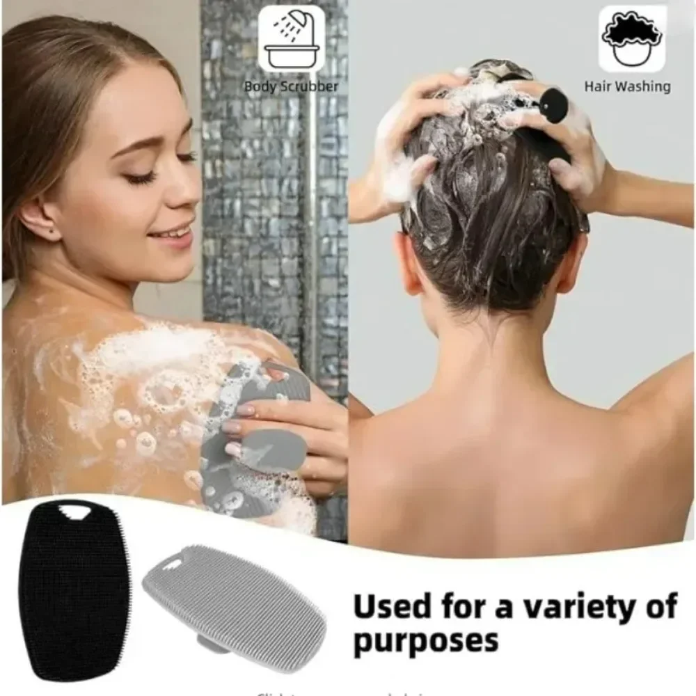 1 Stück weiche Silikon-Körperreinigungsbürste zum Peeling – Bild 4