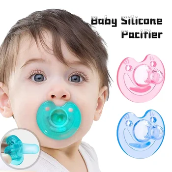 0-3 Jahre runder Silikon-Schnuller, Baby-Beißring, Bär, Smiley, Katze, Silikon-Schnuller, Bisphenol-frei