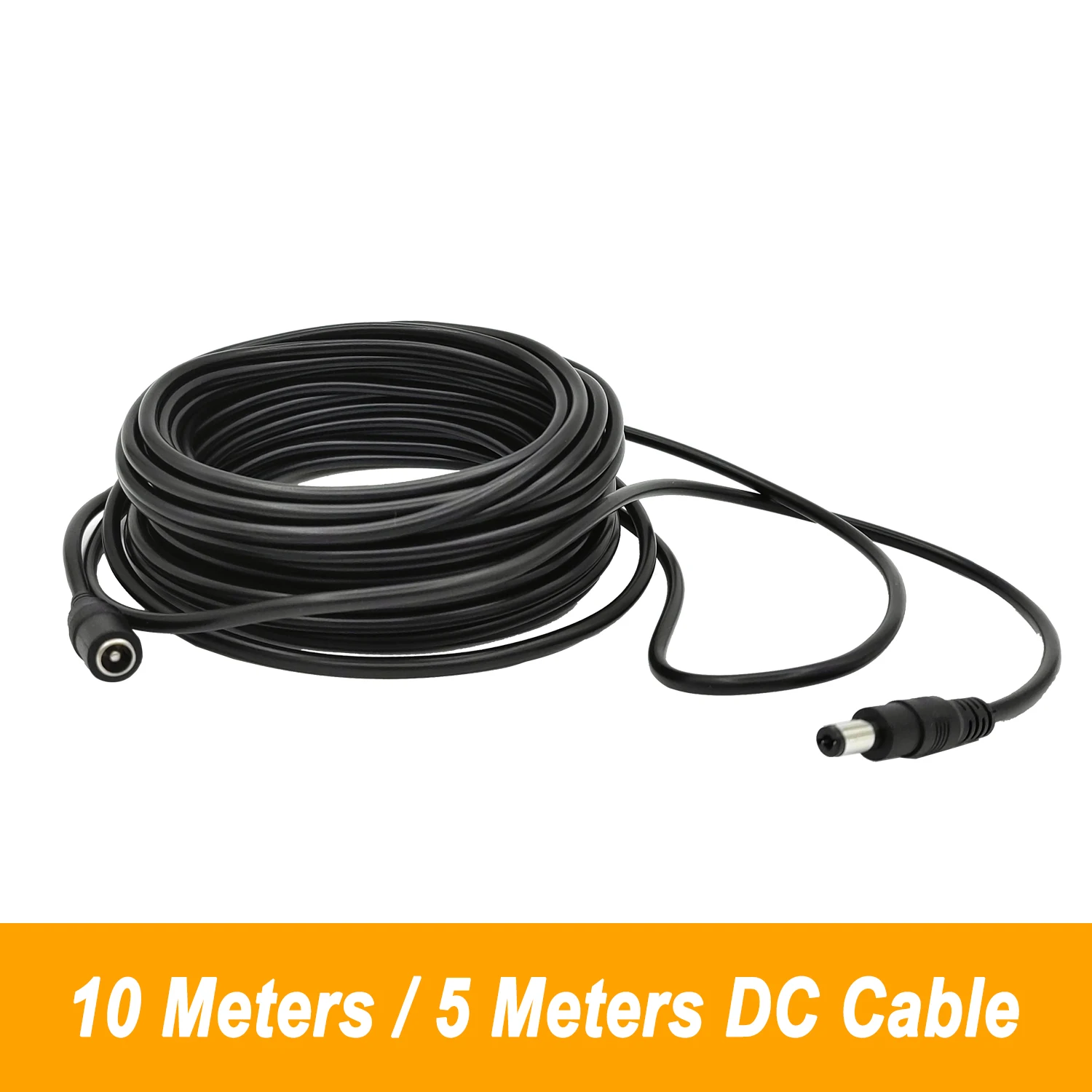 DC-Verlängerungskabel 12 V, 5,5×2,1 mm, 5 oder 10 m