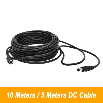 5M 10M DC12V Power Verlängerung Kabel 5,5mm * 2,1mm Stecker Männlich Zu Weiblich Für LED Lampe CCTV Sicherheit