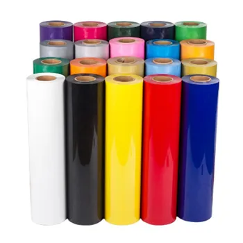 PU Wärmeübertragung Vinyl Film Eisen auf T-Shirts Kleidungsstück Hot Press Craft Vinyl HTV Druck Kleidung