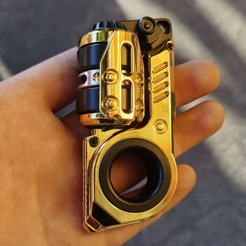 EDC Fidget Sliders Fidget Toys Stimmgabel Magnetisches Push-Ei Mechanische Ratsche Knackiger Klang Cyber Core