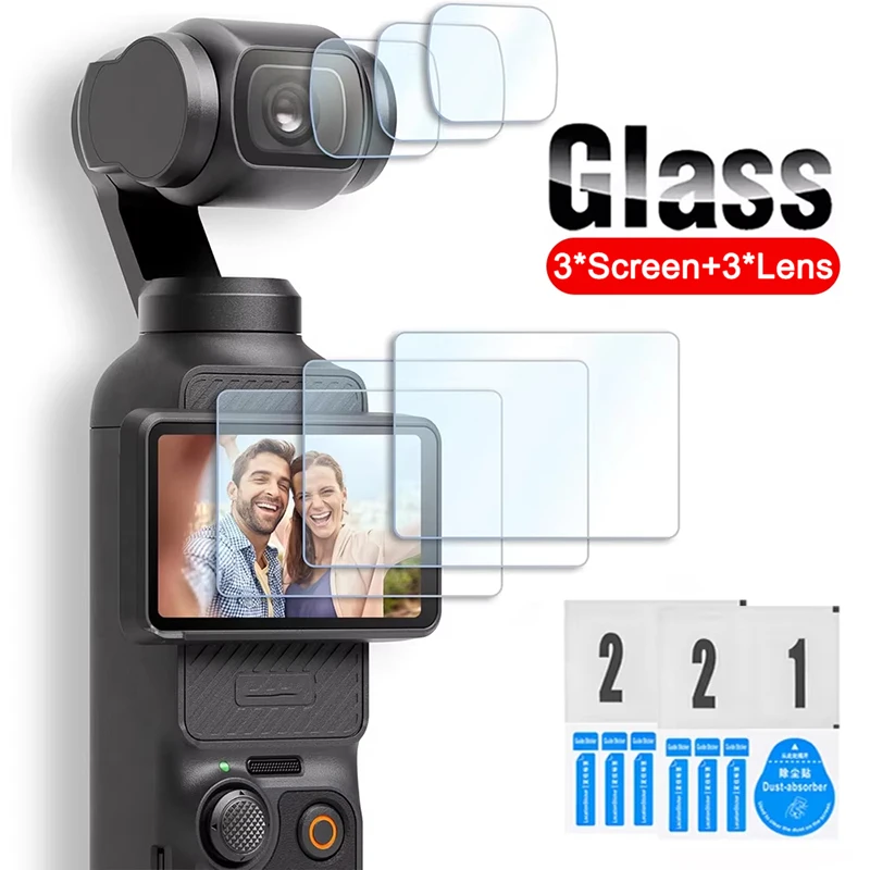 Kameraobjektiv + Bildschirm aus gehärtetem Glas für DJI