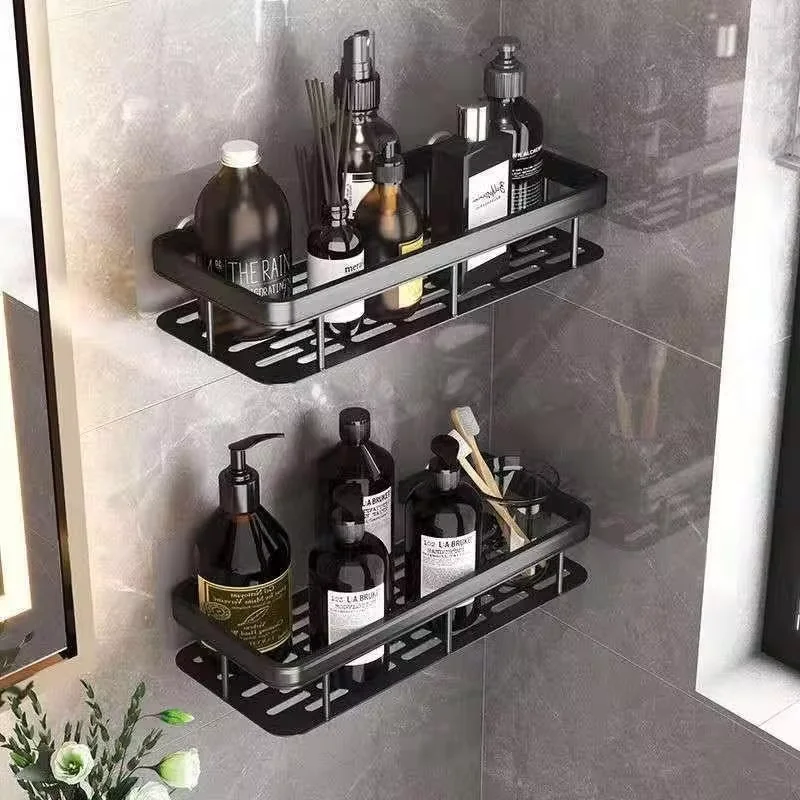 An der Wand montierter Dusch-Shampoo-Rack, Badezimmer-Rack – Bild 2