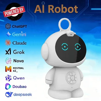 Intelligenter KI-Roboter, WLAN, Früherziehungsspielzeug für Kinder, Spracherkennung und Sprachinteraktive