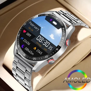 EKG + PPG Bluetooth Anruf Smart Uhr Männer Laser Gesundheit Blutdruck Fitness Sport Uhren Mann Sport