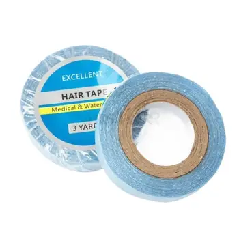 Klebebandverlängerungskleber, 3 Yards Rolle, Klebeband in Haarverlängerungen, professionelle Zangen