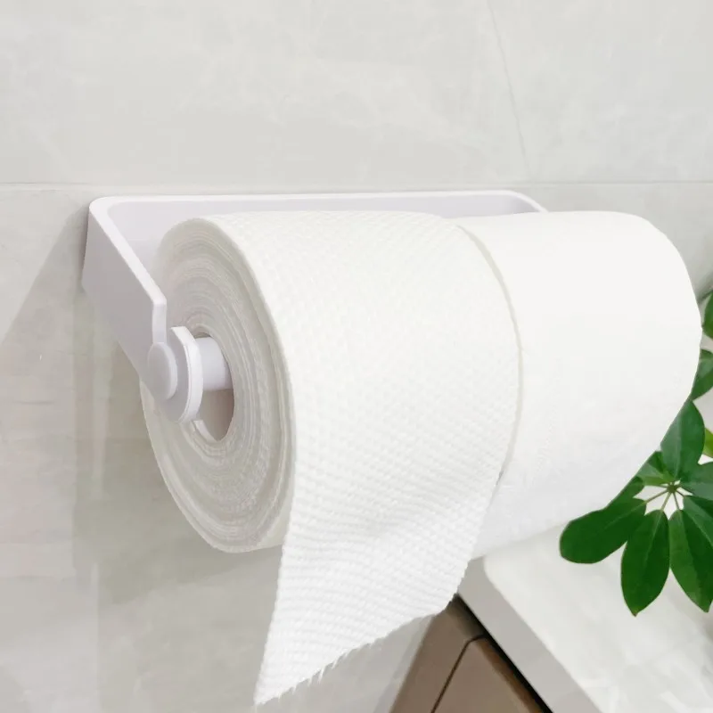 Küche Papier Handtuch Halter Klebstoff Tissue Aufhänger Wc – Bild 5