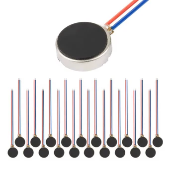 Mini Vibration Motor DC 3V 12000rpm Flache Münze Taste-Typ Micro DC Vibrationsmotor für Mobile (10 Stück)