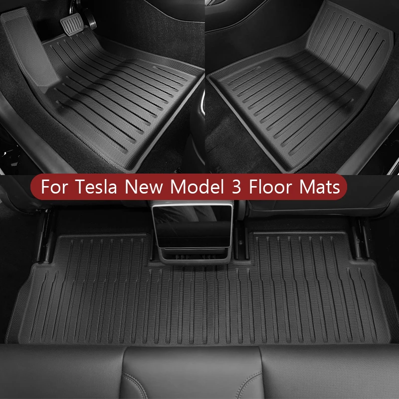 Fußmatten und Kofferraummatte für Tesla Model 3 2025 – Bild 2