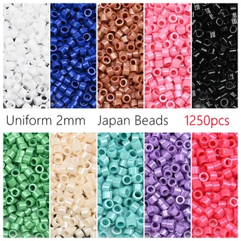2mm Glas Japanische Perlen Undurchsichtige Zylindrische Perlen Charms Für Schmuck Machen Halskette Armband Diy