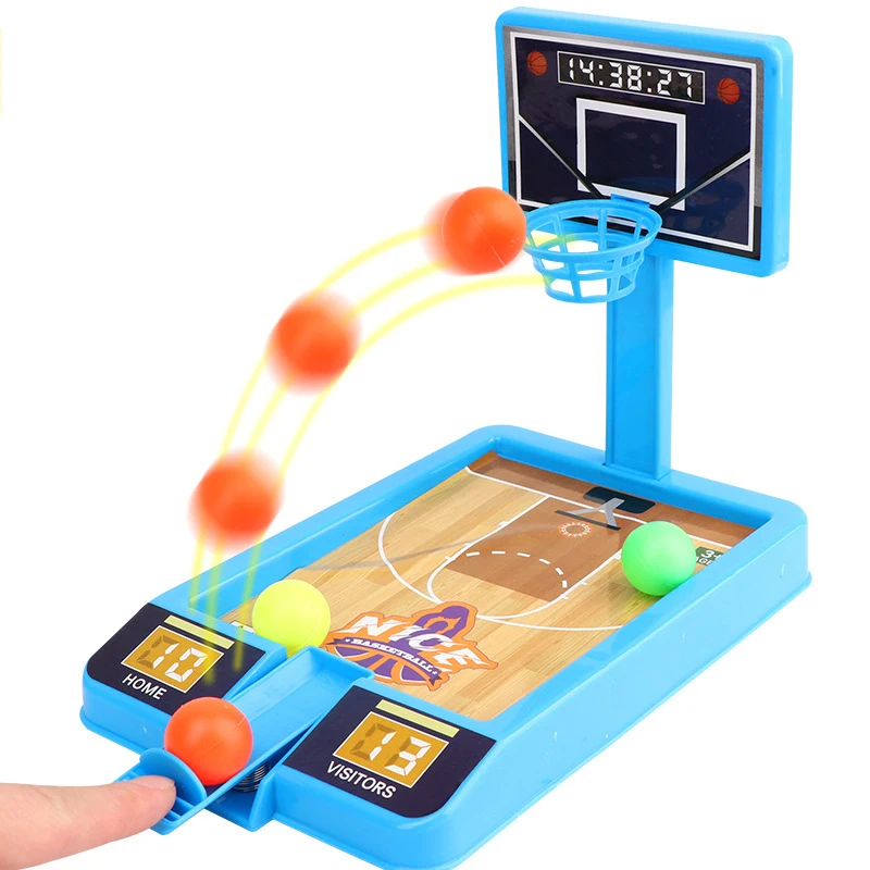 Brettspiel Mini Basketball Finger Schießen Maschine Party – Bild 3