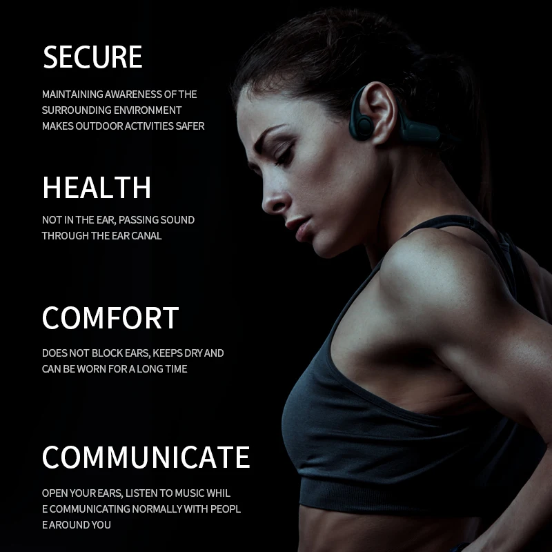 B8 True Bone Conduction Kopfhörer Bluetooth 5.3 – Bild 4