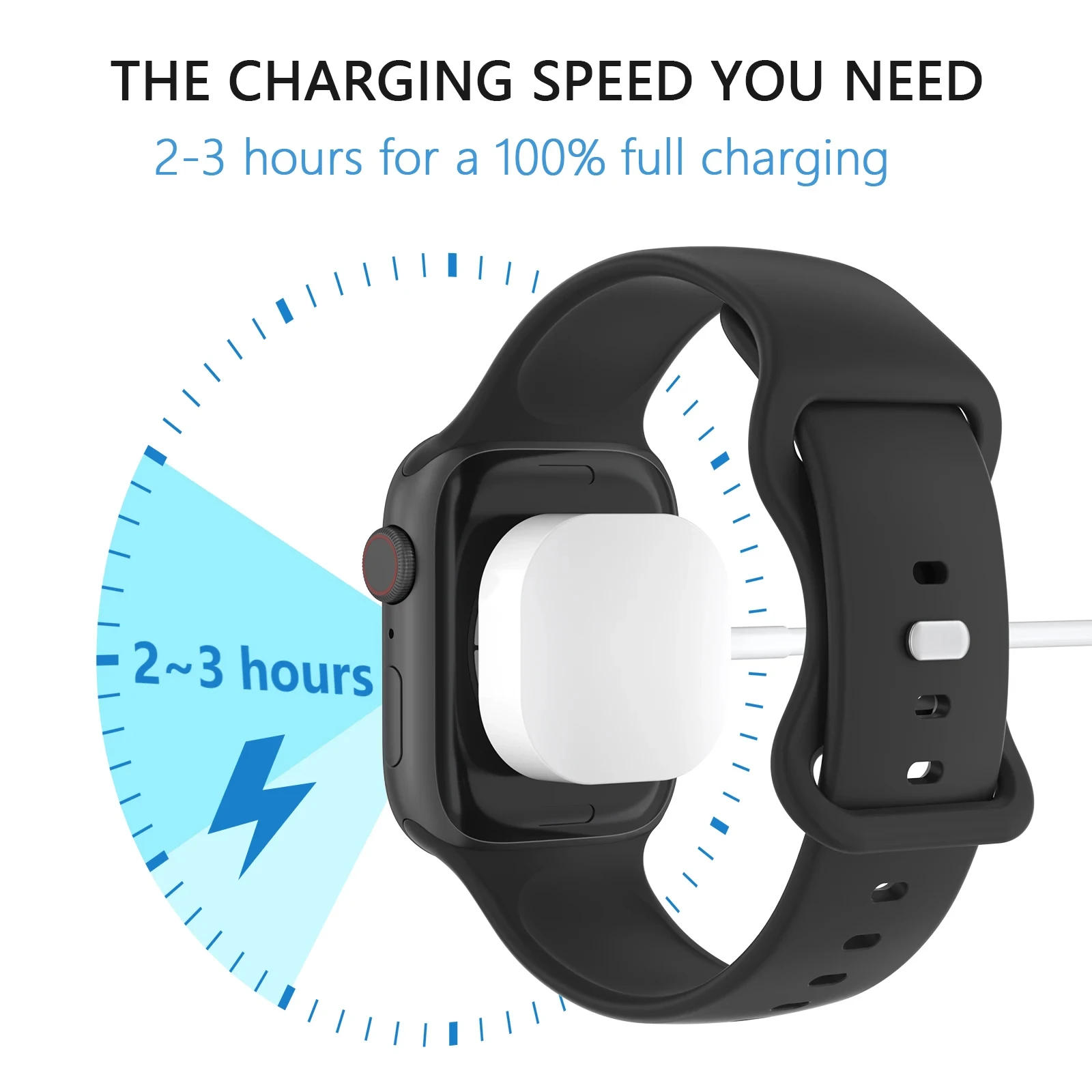 Magnetisches Ladekabel USB-C für Apple Watch Serie 1 bis 9 – Bild 2