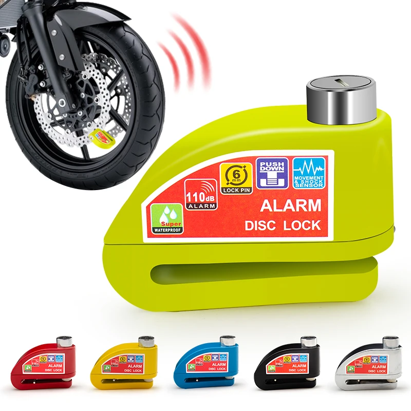 Motorrad Fahrrads chloss Alarm Sicherheits schutz Vorhänge