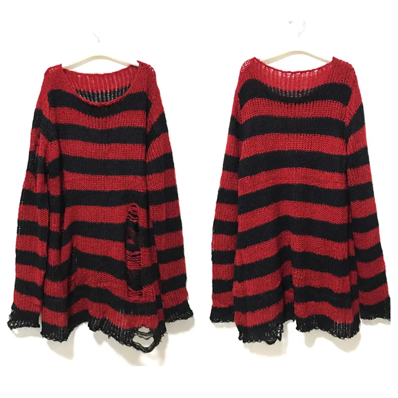 Neue Punk Gothic Lange Unisex Pullover Sommer Frauen