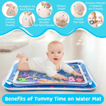 Baby Wasser Spielen Matte Aufblasbare Kissen PVC Infant Bauch Zeit Kleinkind Wasser Pad Für Kinder Frühe