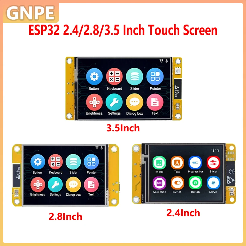 ESP32 Smart Display 2,4–3,5 Zoll TFT mit Touch, LVGL, 240×320 – Bild 4