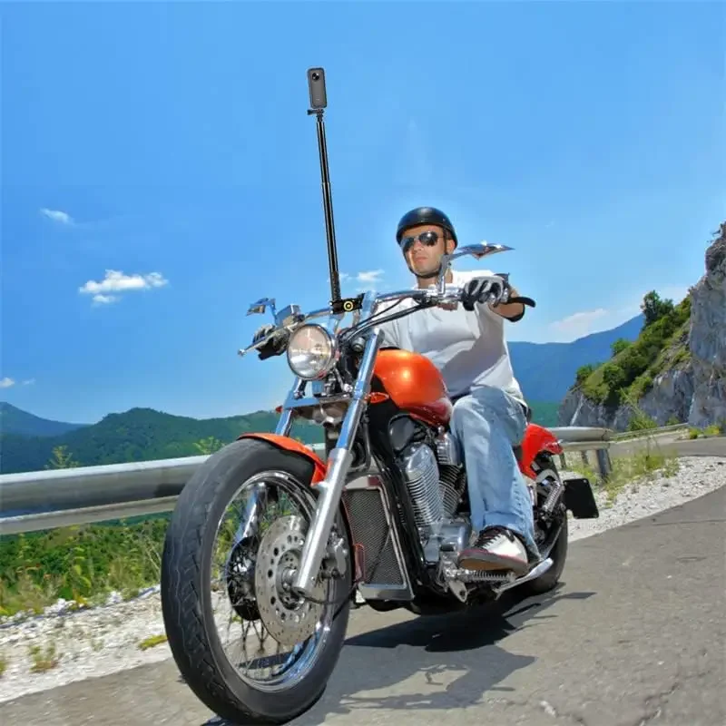 Motorrad- und Fahrrad-Selfie-Stick Einbeinstativ – Bild 5