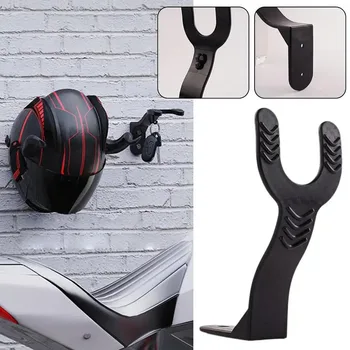 Helmständer, an der Wand montierter, an der Wand montierter Helmständer für E-Bike/Motorrad, ohne Bohren