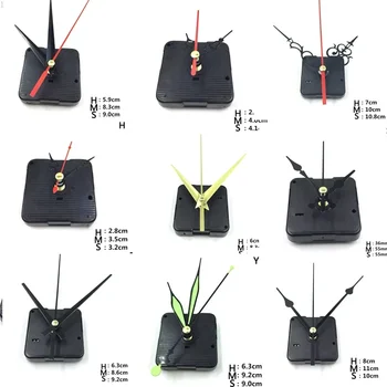 Hängen DIY Quarzuhr Stille Wanduhr Bewegung Quarz Reparatur Bewegung Uhr Mechanismus Teile Uhr Teile